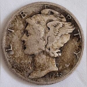 1942 Liberty Mercury Dime